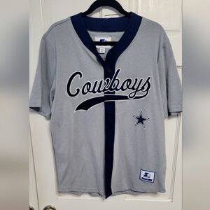 Dallas Cowboys Football Official Starter Brand Jersey- Men's Size M  NWT